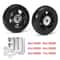 Silent Replacement Luggage Wheels Repair Kit With Axles Screws 3