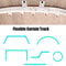 Modern Bendable Nano Silent Curtain Rail Track System 4