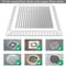 Stainless Steel Shower Drain Hair Catcher Sink Strainer Cover 2