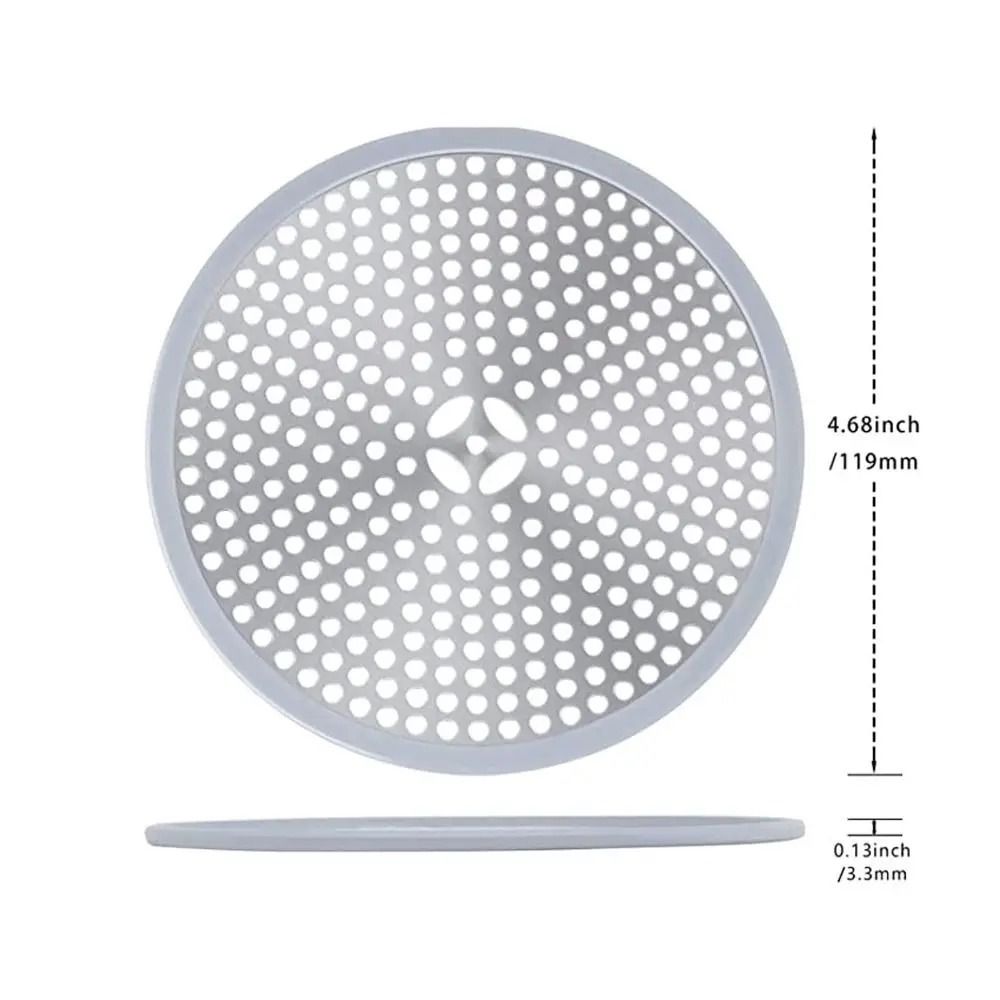 Stainless Steel Shower Drain Hair Catcher Sink Strainer Cover 5