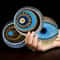 6Piece Wooden Evil Eye Coaster Set With Holder For Home Decor 1