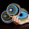 6Piece Wooden Evil Eye Coaster Set With Holder For Home Decor 1