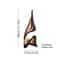 Abstract Wooden Curved Sculpture Decor For Bookshelves Desktops 6