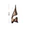 Abstract Wooden Curved Sculpture Decor For Bookshelves Desktops 8