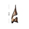 Abstract Wooden Curved Sculpture Decor For Bookshelves Desktops 8