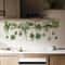 Floral Shelf Wall Stickers For Living Room Kids Bedroom Decor 0