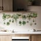Floral Shelf Wall Stickers For Living Room Kids Bedroom Decor 0