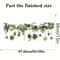 Floral Shelf Wall Stickers For Living Room Kids Bedroom Decor 5