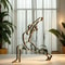 Modern Zen Yoga Sculpture Ornament For Living Room Study 5
