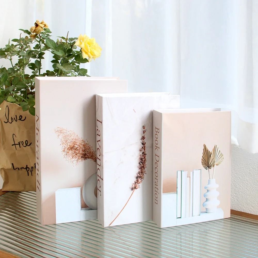 Decorative Faux Book Set For Coffee Table Bookshelf Styling 8