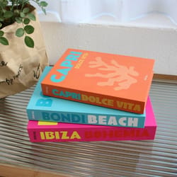 decorative faux book set for coffee table & bookshelf styling