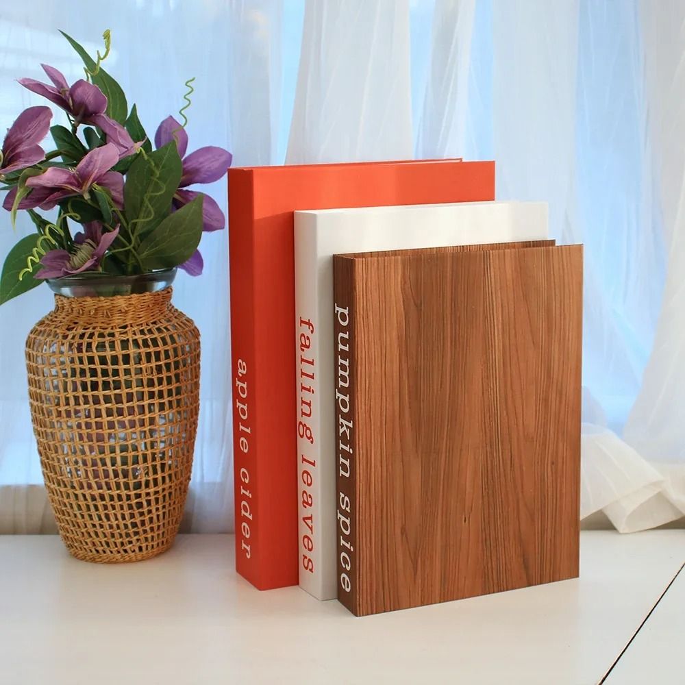 Decorative Faux Book Set For Coffee Table Bookshelf Styling 17