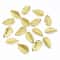 100PCS Golden Artificial Silk Leaves For Wedding Holiday Decor 1