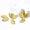 100PCS Golden Artificial Silk Leaves For Wedding Holiday Decor 2