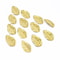 100PCS Golden Artificial Silk Leaves For Wedding Holiday Decor 5