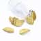 100PCS Golden Artificial Silk Leaves For Wedding Holiday Decor 6