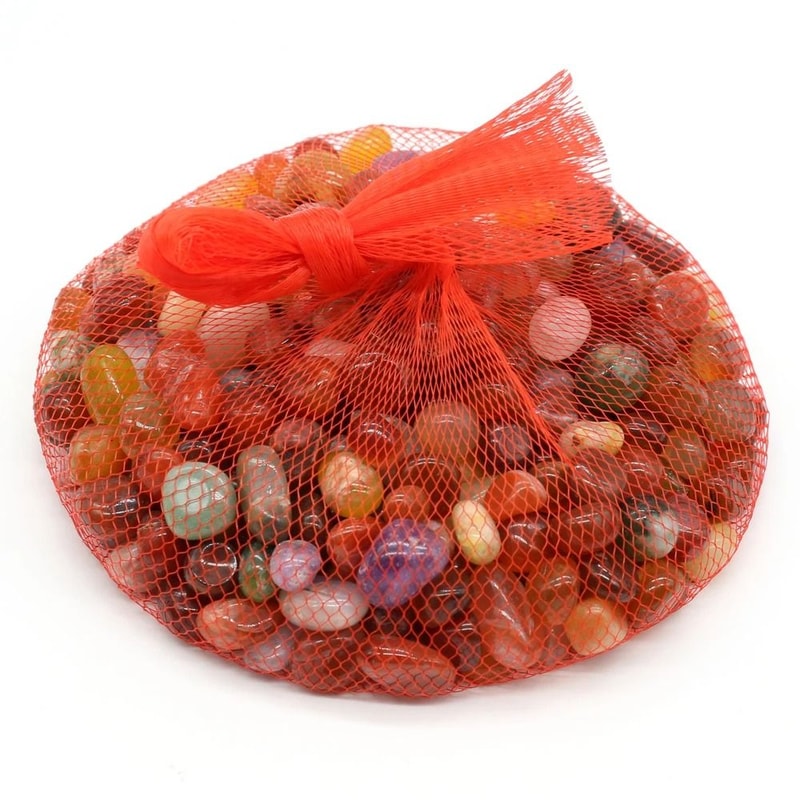 Natural Rain Flower Stone Pebbles For Aquariums Plants Home Decor 0