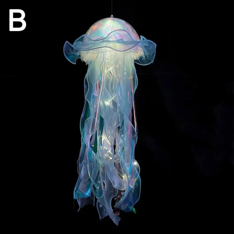 DIY Jellyfish Hanging Night Lamp For OceanThemed Bedroom Decor 8