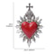 Minimalist Flaming Heart Arrow Resin Wall Pendant Decor 8