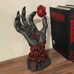 dark berserk grim reaper skull hand resin figurine decor