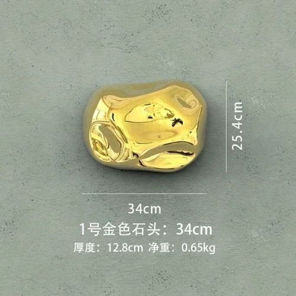 Luxury 3D Golden Stone Wall Hanging Decor For Modern Interiors 11