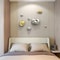 Luxury 3D Golden Stone Wall Hanging Decor For Modern Interiors 4