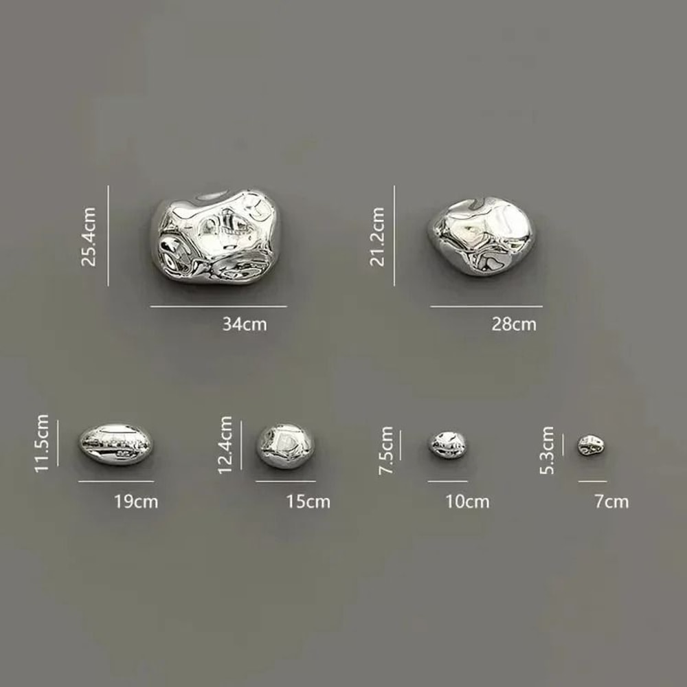 Luxury 3D Golden Stone Wall Hanging Decor For Modern Interiors 5