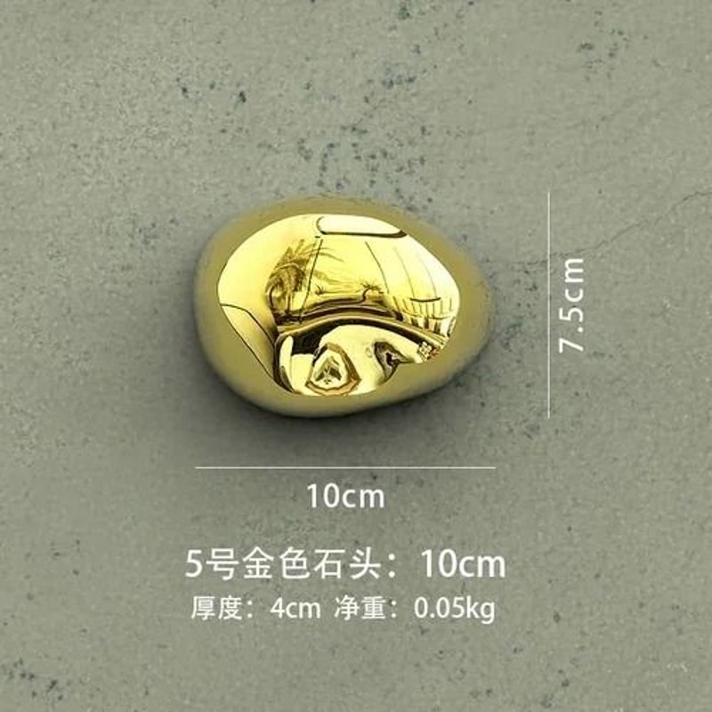 Luxury 3D Golden Stone Wall Hanging Decor For Modern Interiors 7