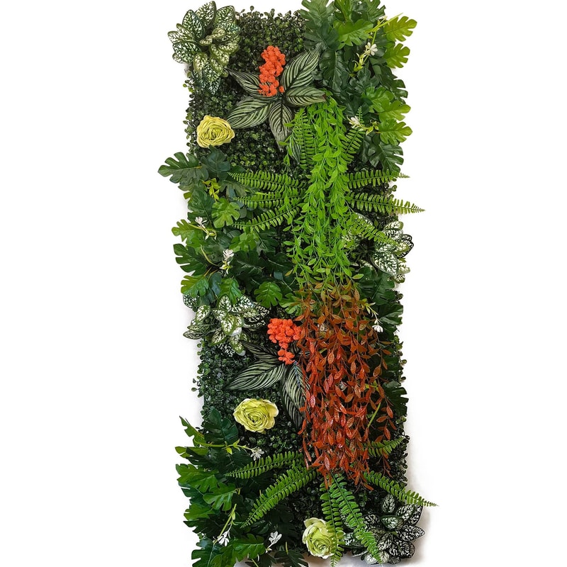 Lush Artificial Grass Wall Panel For Wedding Home Backdrops 22
