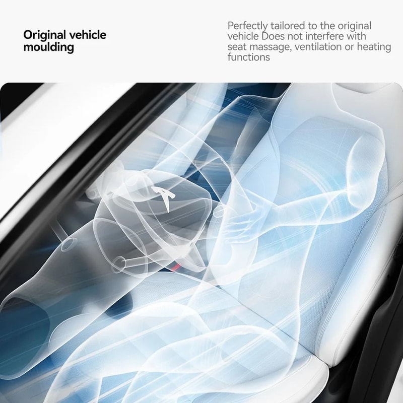 Tesla Model Y Model 3 Memory Foam Leg Support Seat Extender Cushion 4