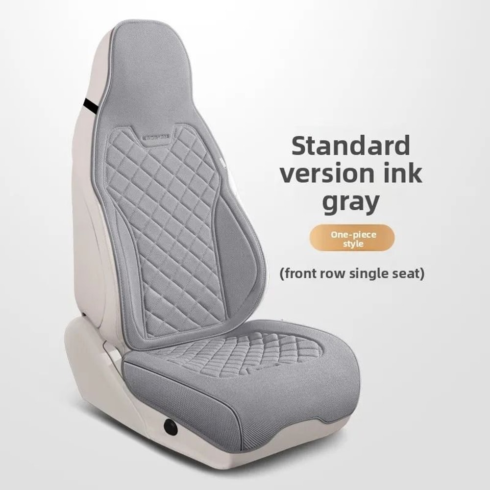 Luxury Linen Car Seat Cover Set For SUVs Sedans 12