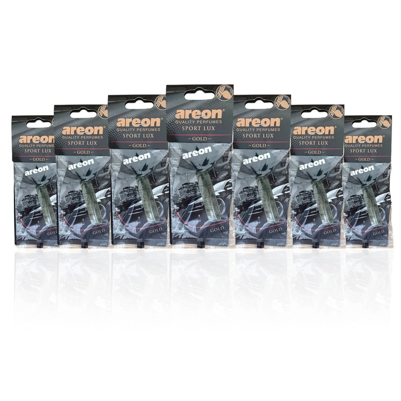 Aeron GOLD TeaScented Hanging Car Air Freshener For LongLasting Freshness 0