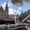 Crystal Metal Christian Cross Rearview Mirror Hanging Ornament For Car Interior Decor 1