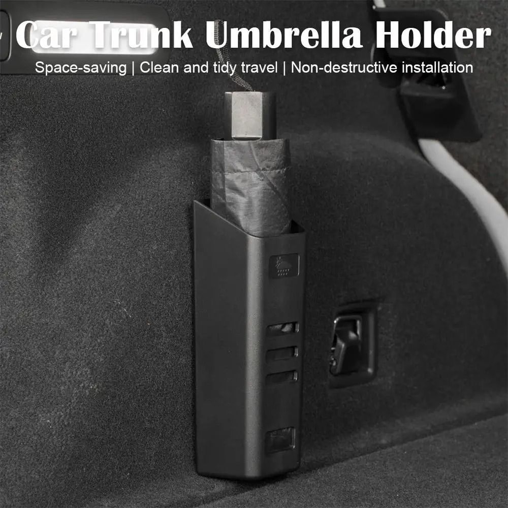 Universal Waterproof Car Umbrella Holder Storage Box For SUV Sedan Hatchback 2
