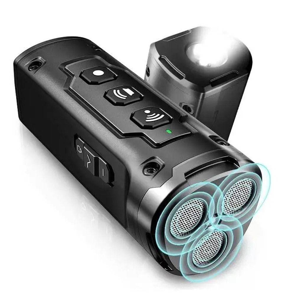 Rechargeable Ultrasonic Dog Bark Deterrent Training Device With LED Flashlight 6