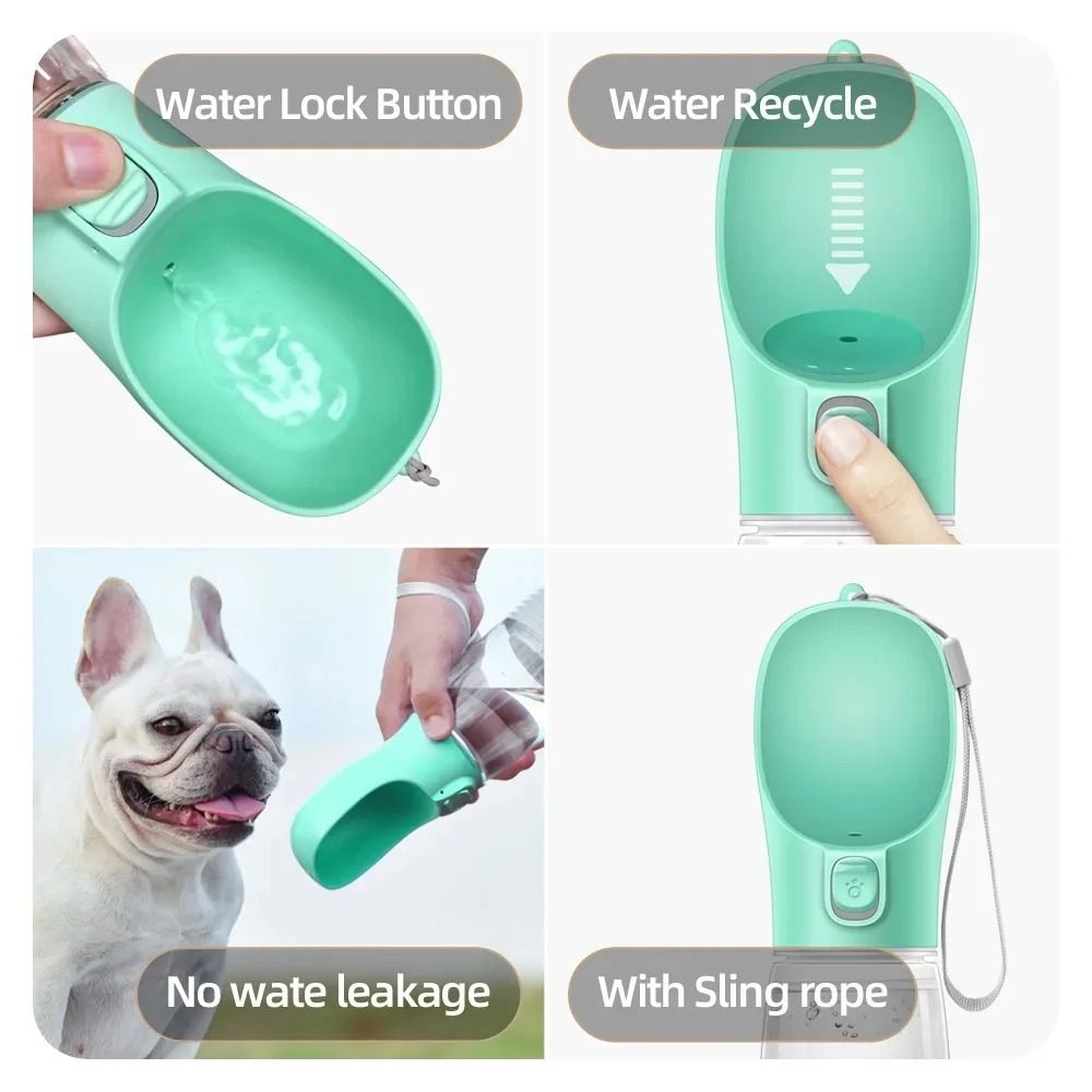 Portable LeakProof Dog Water Bottle For Travel Walks Outdoor Adventures 3