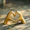 Heart Shaped Love Table Statue Aesthetic Shelf Decor For Bedroom Living Room 5