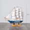 Mediterranean Wooden Sailboat Model Nautical Home Decor For Living Room Office 10