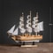 Mediterranean Wooden Sailboat Model Nautical Home Decor For Living Room Office 12