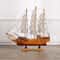 Mediterranean Wooden Sailboat Model Nautical Home Decor For Living Room Office 15