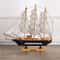 Mediterranean Wooden Sailboat Model Nautical Home Decor For Living Room Office 16