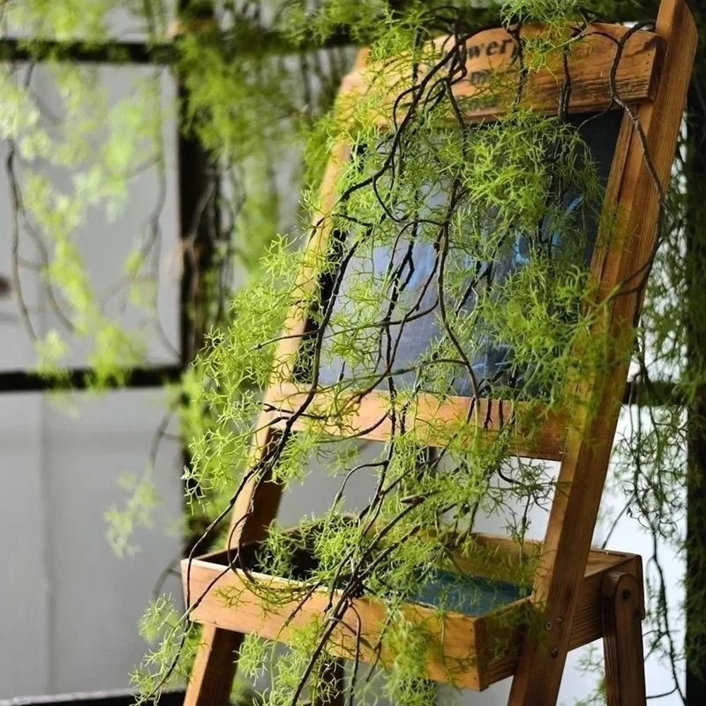 Artificial Hanging Green Vine Wall Decor Rattan For Home Hotel Styling 6