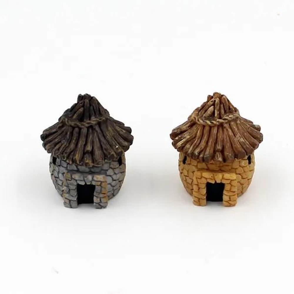 Mini Fairy Garden Landscape Accessories Set With Lighthouse Bridge Cottage Decor 13