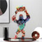 Creative Resin Gorilla Bucket Statue Modern Living Room Shelf Decor 1