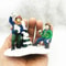Mini Holiday Figurines Miniature Desk Decor For Fairy Gardens Sand Tables Seasonal Displays 3