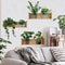3PCS Green Plant Wall Stickers Removable Potted Wall Decals For Living Room Bedroom 1