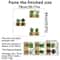 3PCS Green Plant Wall Stickers Removable Potted Wall Decals For Living Room Bedroom 5