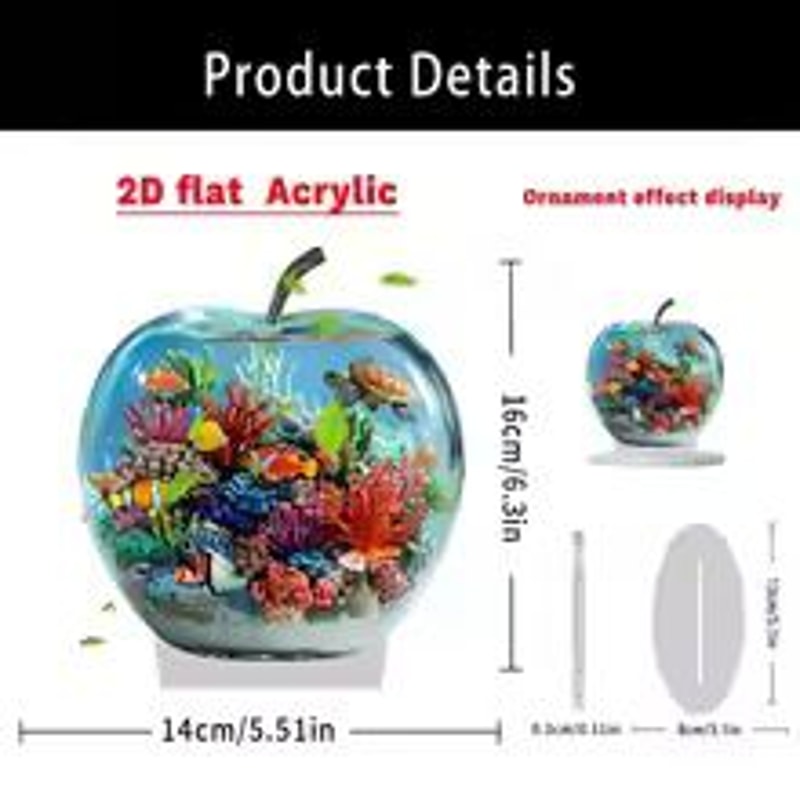 Clear Crystal Apple Figurine Paperweight For Home Office Desk Decor 11