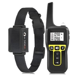 1000m waterproof rechargeable dog training collar with remote control