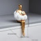 Cloud Girl Abstract Sculpture Modern Resin Table Decor Figurine 7